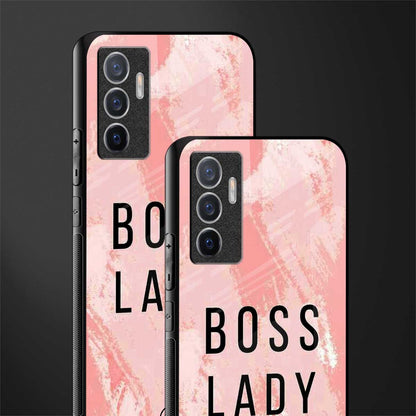 boss lady glass case for vivo v23e image-2