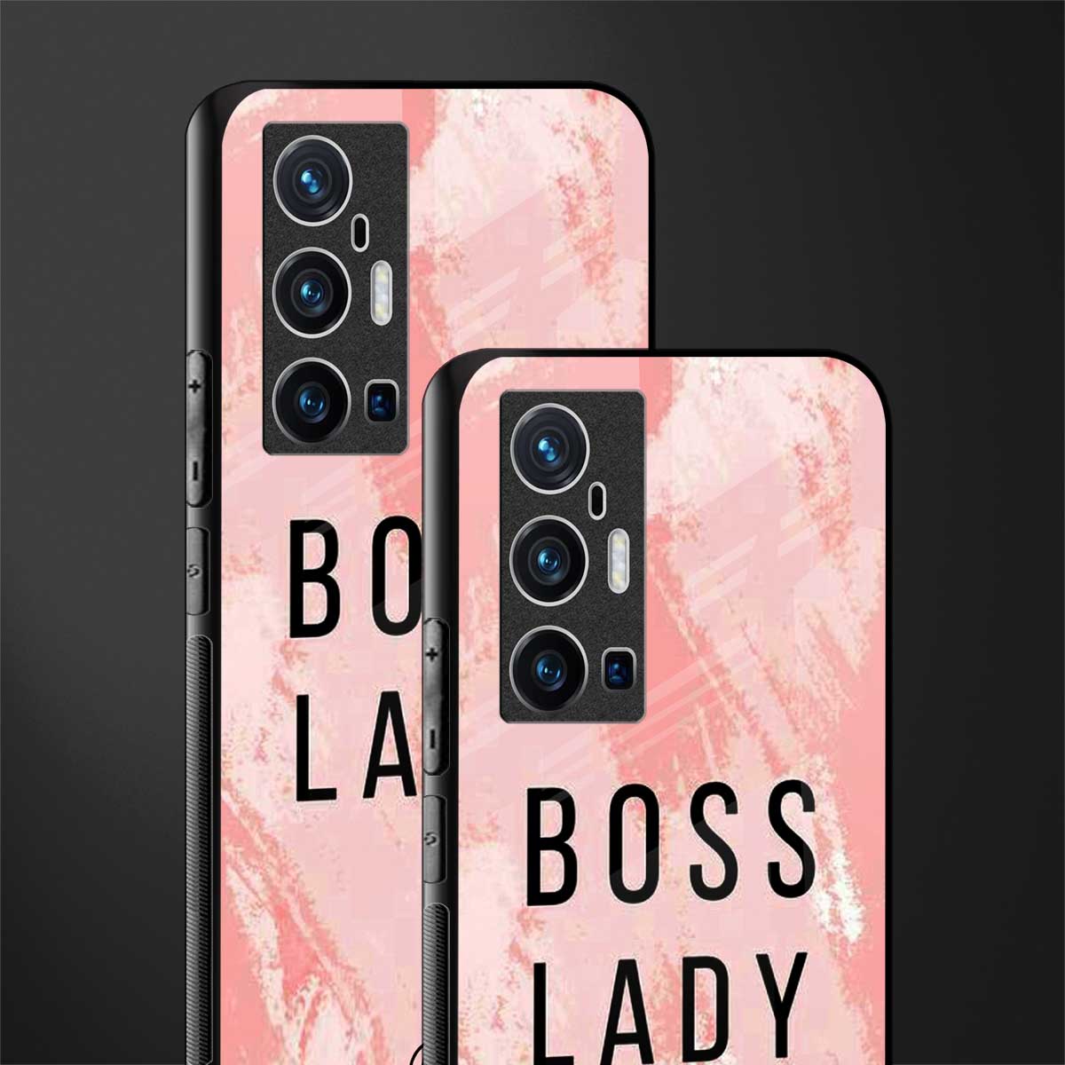 boss lady glass case for vivo x70 pro plus image-2