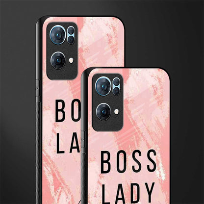 boss lady glass case for oppo reno7 pro 5g image-2