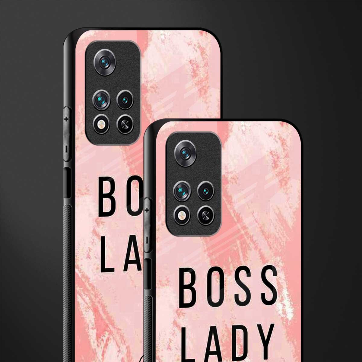 boss lady glass case for xiaomi 11i 5g image-2