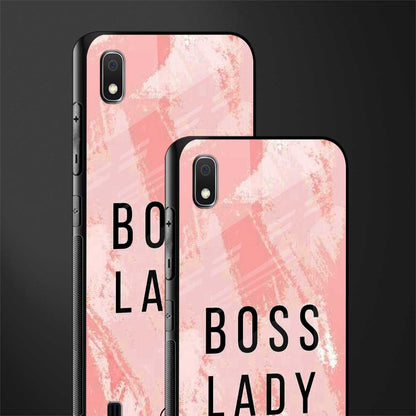 boss lady glass case for samsung galaxy a10 image-2