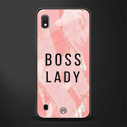 boss lady glass case for samsung galaxy a10 image