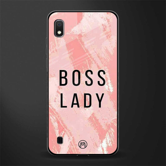 boss lady glass case for samsung galaxy a10 image