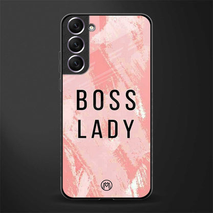 boss lady glass case for samsung galaxy s21 image