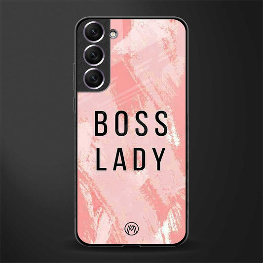 boss lady glass case for samsung galaxy s21 plus image
