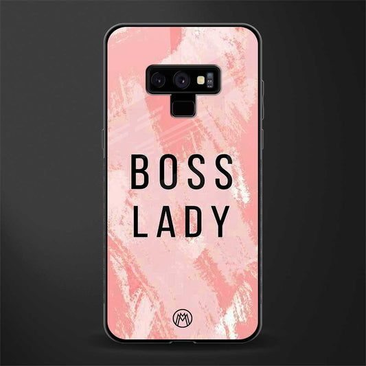 boss lady glass case for samsung galaxy note 9 image