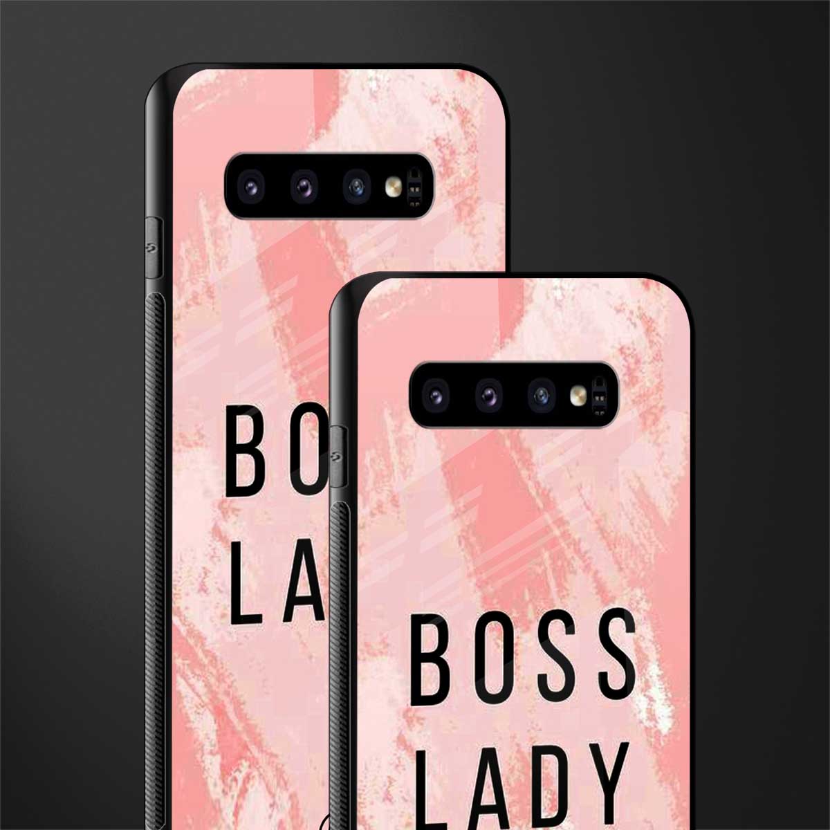 boss lady glass case for samsung galaxy s10 plus image-2
