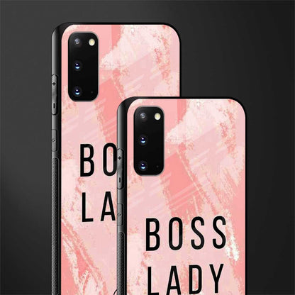boss lady glass case for samsung galaxy s20 image-2