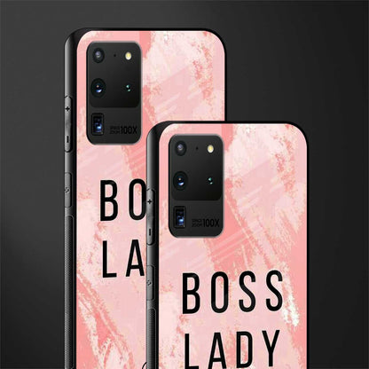 boss lady glass case for samsung galaxy s20 ultra image-2