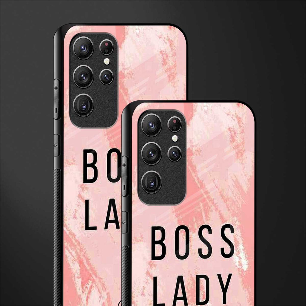 boss lady glass case for samsung galaxy s22 ultra 5g image-2