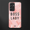 boss lady glass case for samsung galaxy s22 ultra 5g image