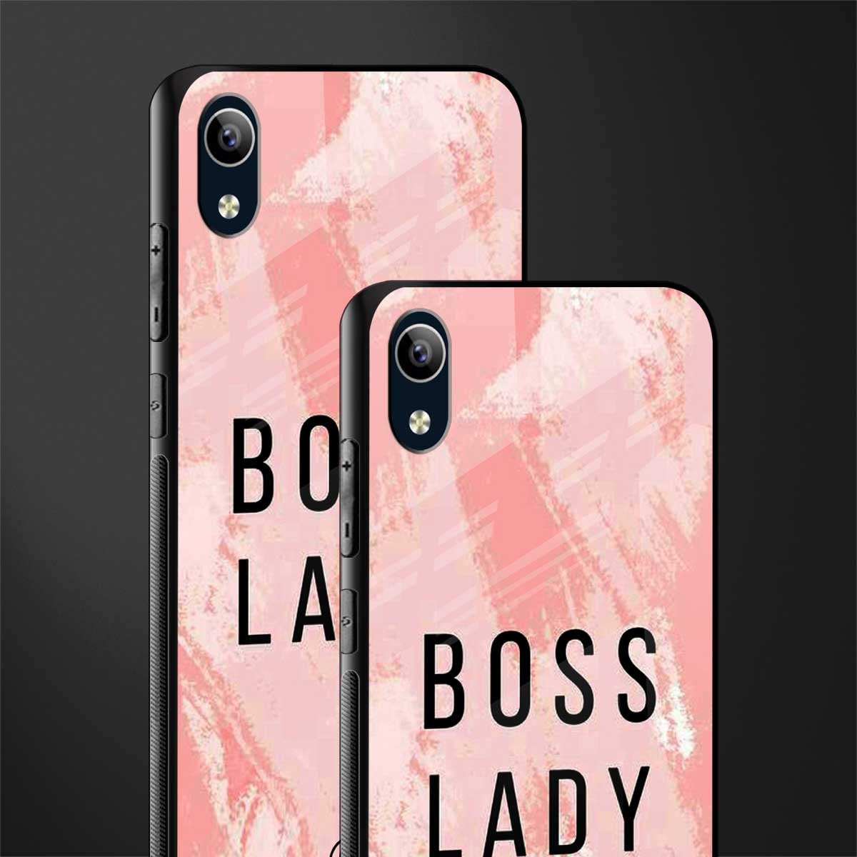 boss lady glass case for vivo y1s without fingerprint image-2