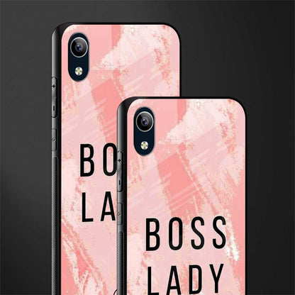boss lady glass case for vivo y1s without fingerprint image-2