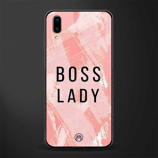 boss lady glass case for vivo v11 pro image