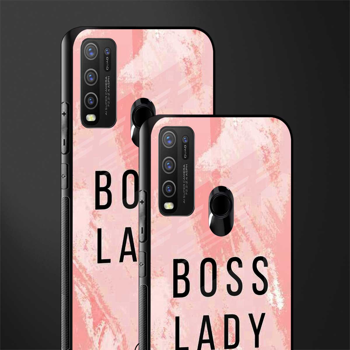 boss lady glass case for vivo y30 image-2