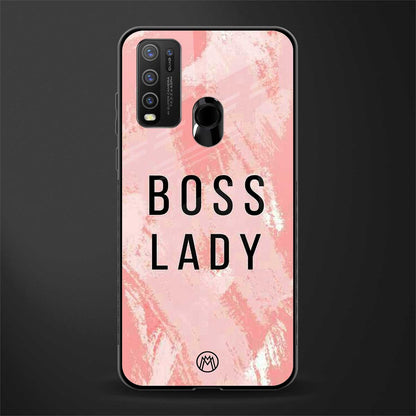 boss lady glass case for vivo y30 image