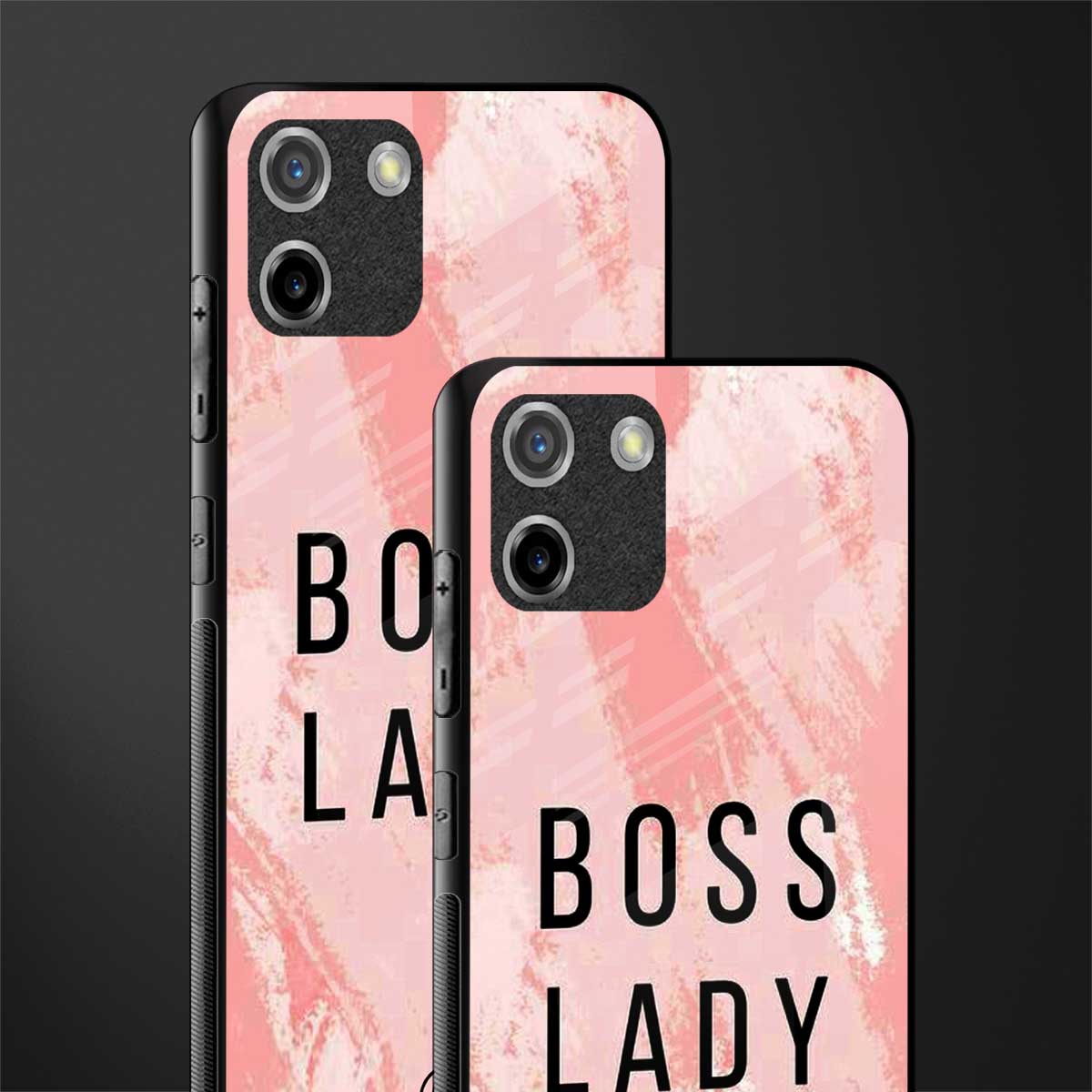 boss lady glass case for realme c11 image-2