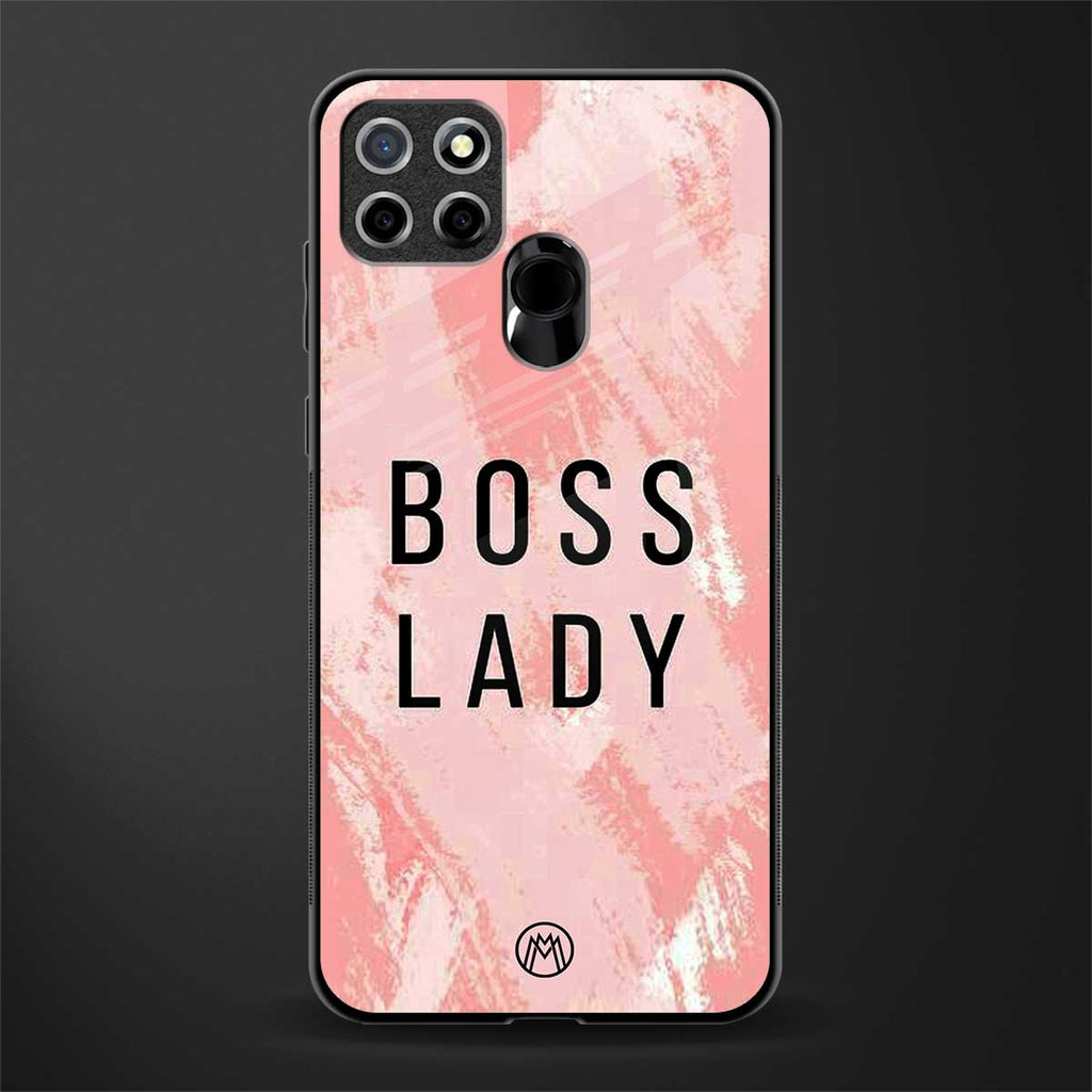 boss lady glass case for realme narzo 20 image