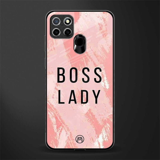 boss lady glass case for realme narzo 20 image
