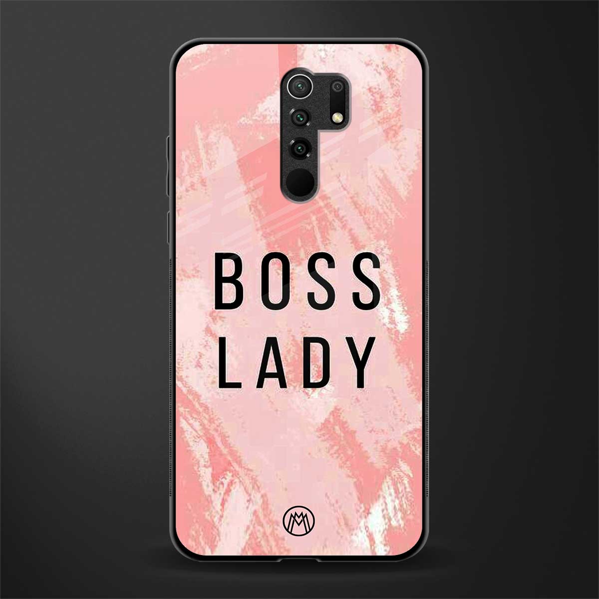 boss lady glass case for poco m2 image