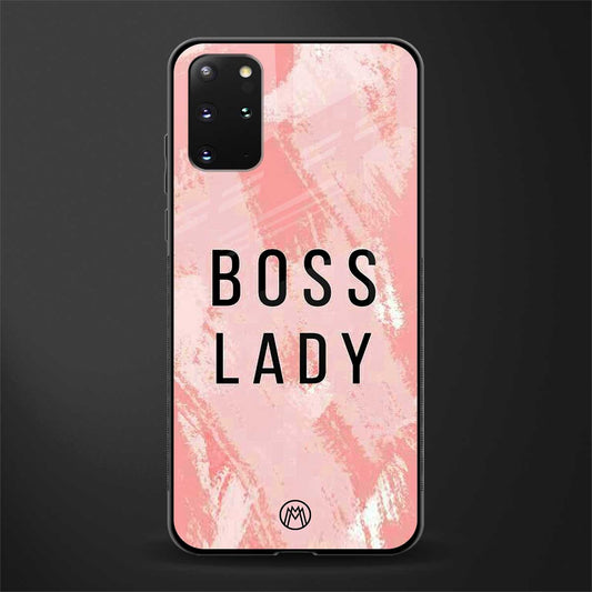 boss lady glass case for samsung galaxy s20 plus image