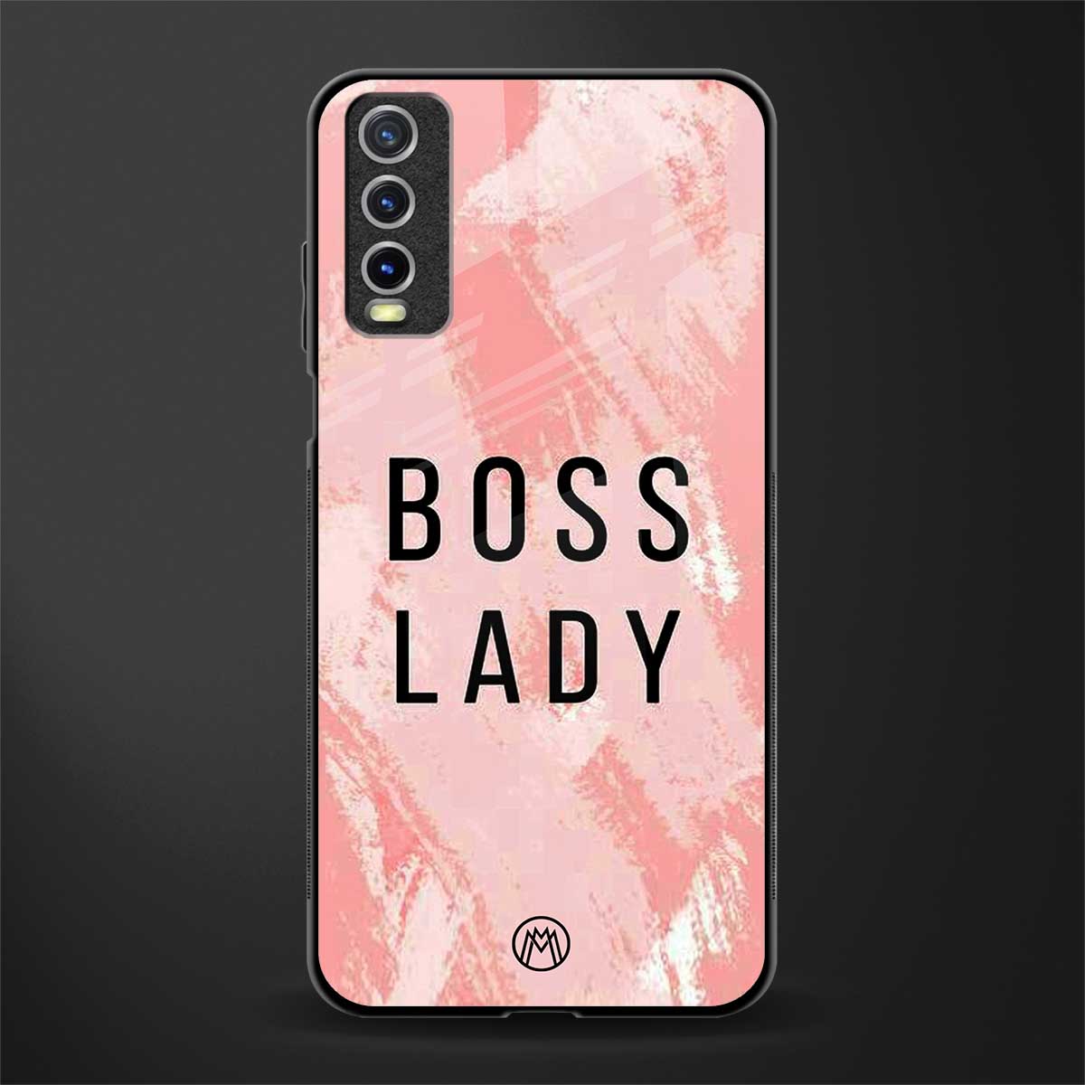 boss lady glass case for vivo y20 image