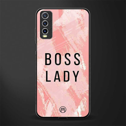 boss lady glass case for vivo y12s image