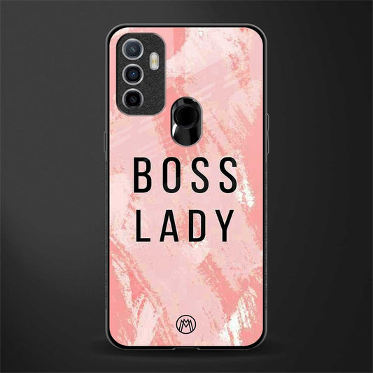 boss lady glass case for oppo a53 image