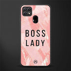 boss lady glass case for oppo a15s image
