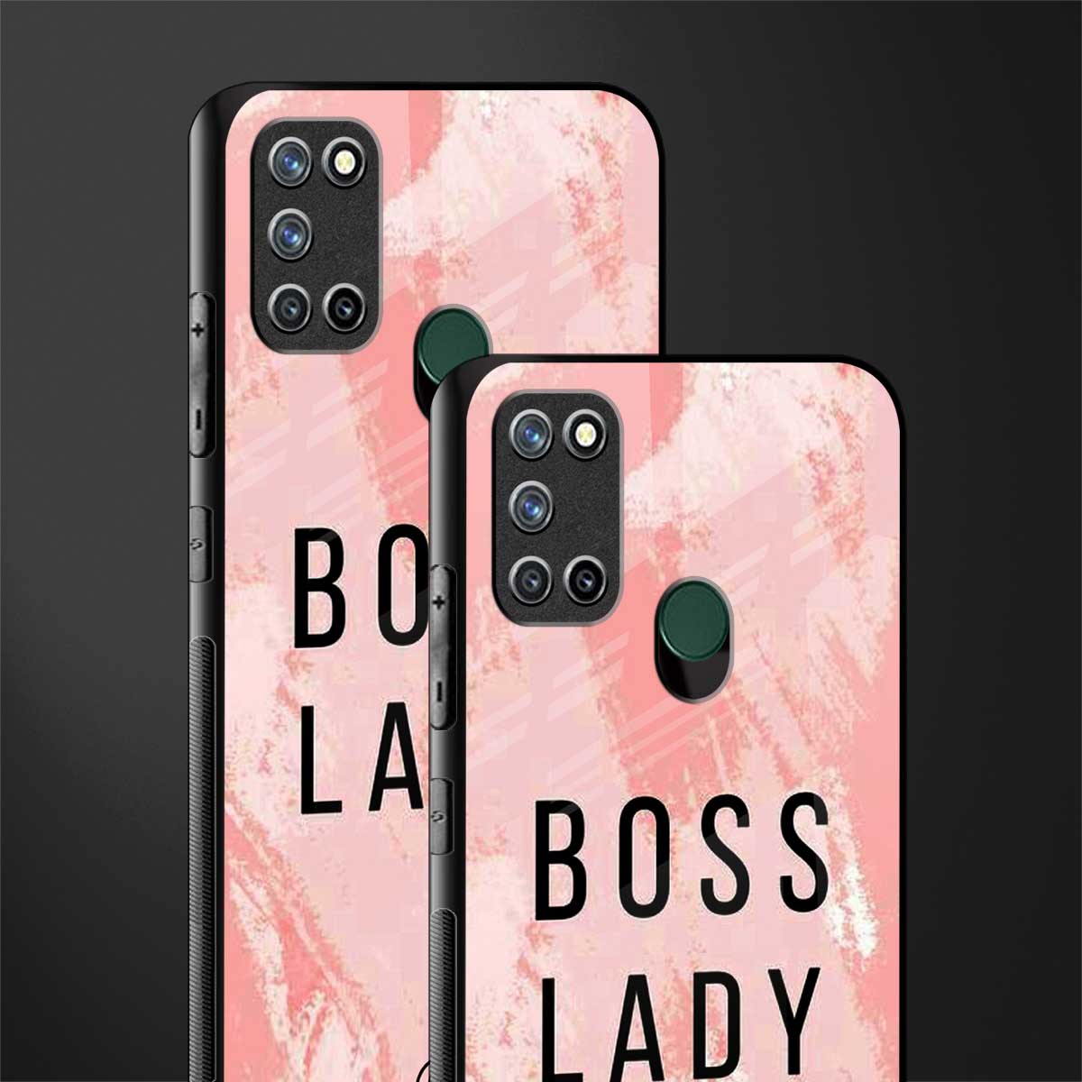boss lady glass case for realme 7i image-2