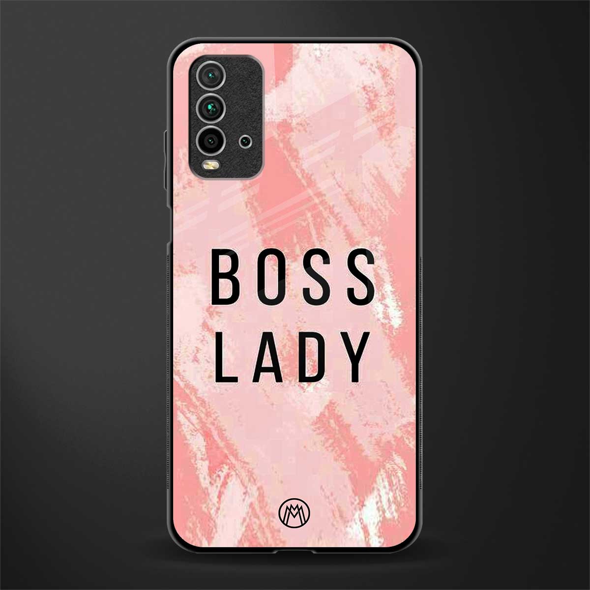 boss lady glass case for redmi 9 power image