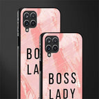 boss lady glass case for samsung galaxy a12 image-2