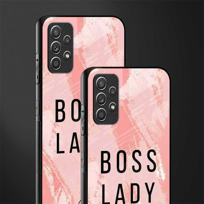 boss lady glass case for samsung galaxy a32 4g image-2