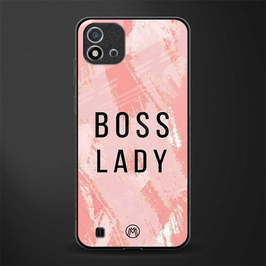 boss lady glass case for realme c20 image