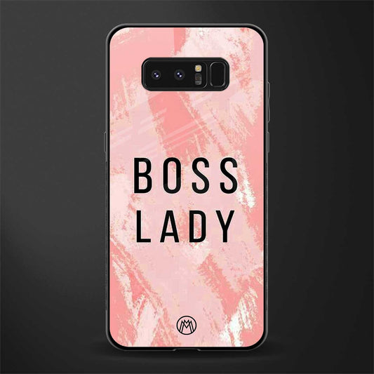 boss lady glass case for samsung galaxy note 8 image