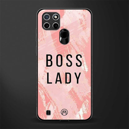 boss lady glass case for realme c21 image