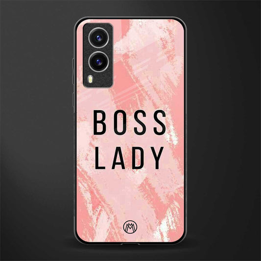 boss lady glass case for vivo v21e 5g image