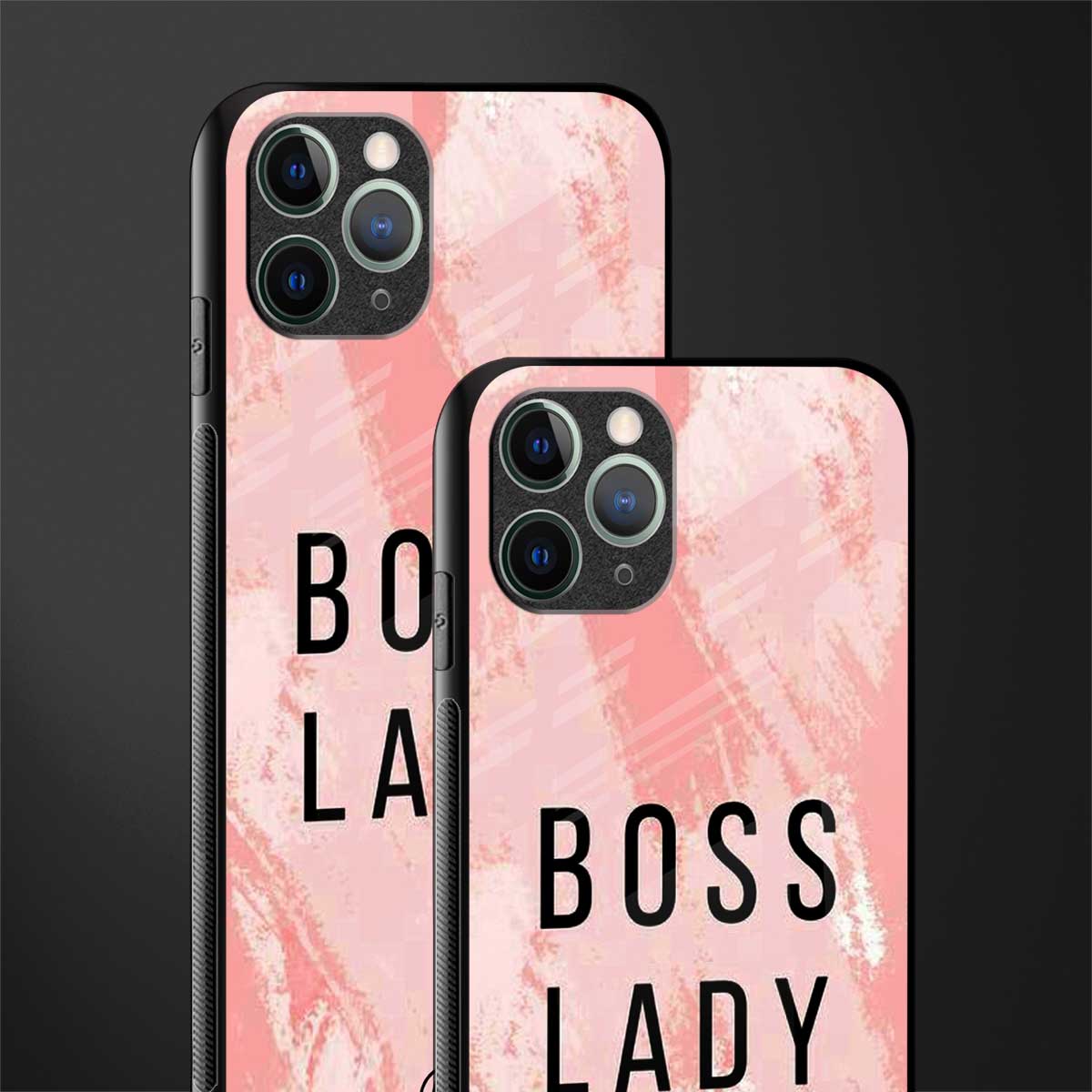 boss lady glass case for iphone 11 pro image-2