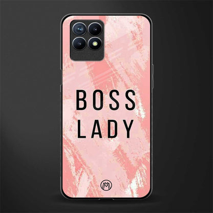 boss lady glass case for realme 8i image