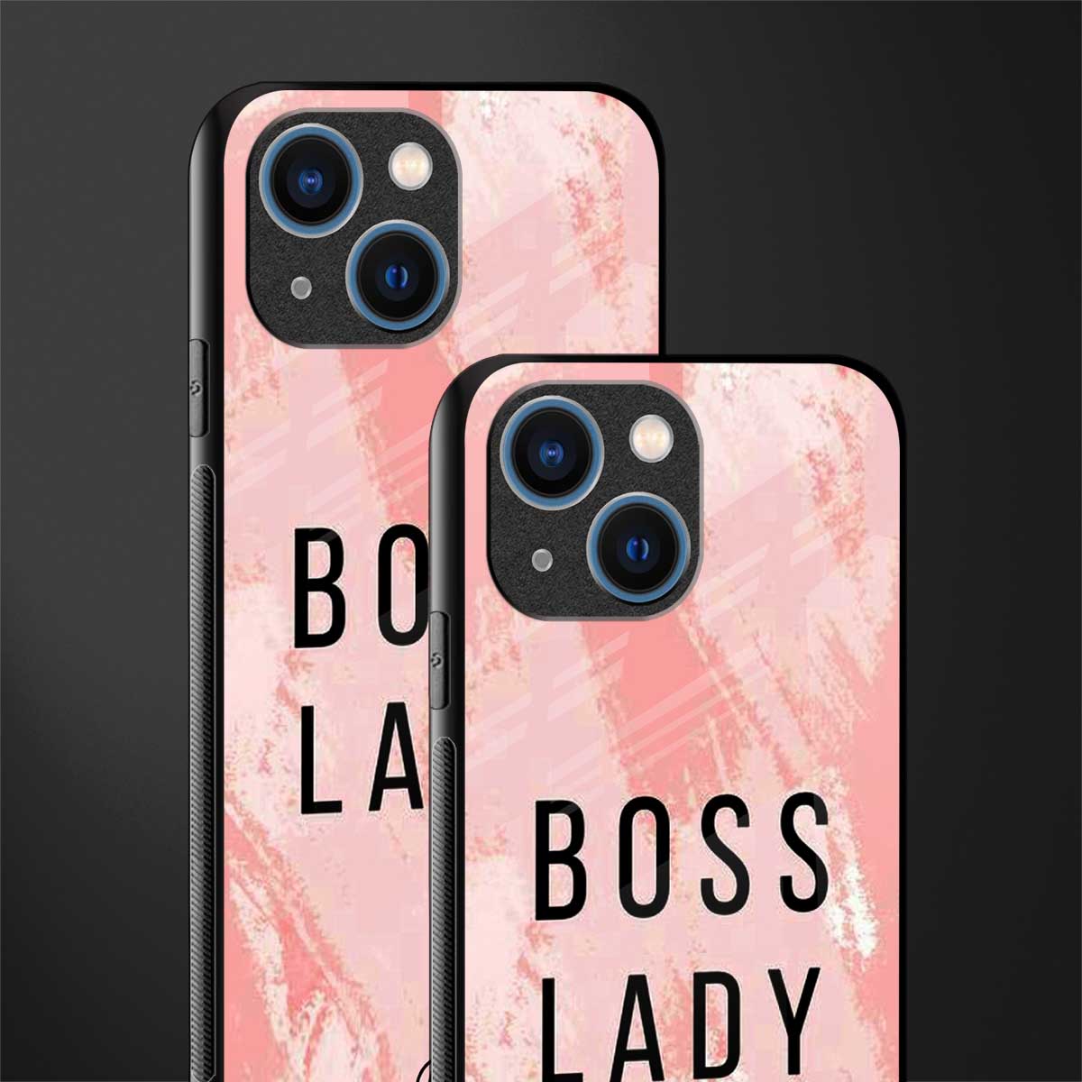 boss lady glass case for iphone 13 mini image-2