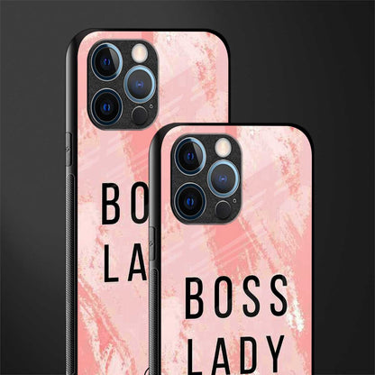 boss lady glass case for iphone 12 pro image-2