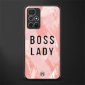 boss lady glass case for redmi 10 prime image