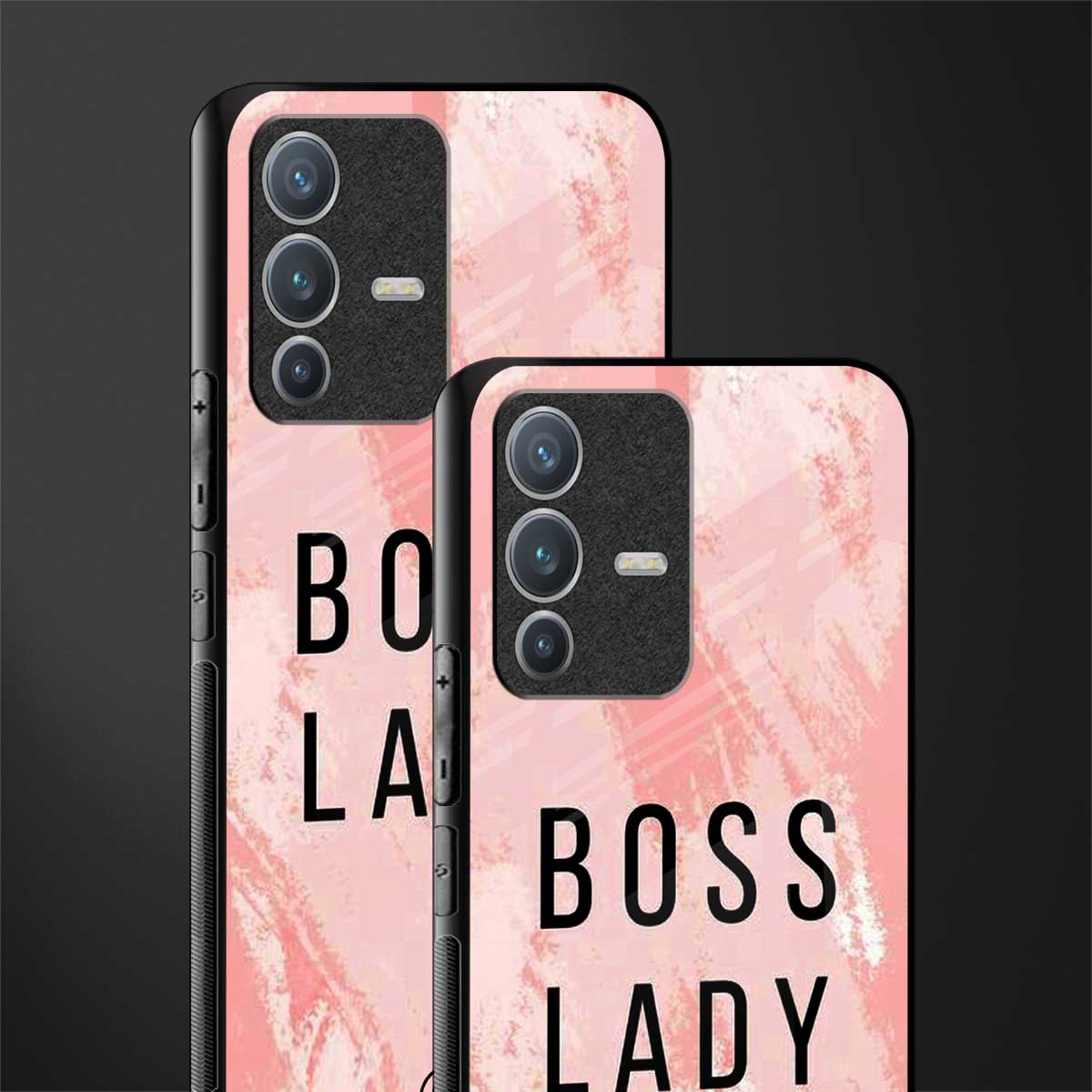boss lady glass case for vivo v23 pro 5g image-2