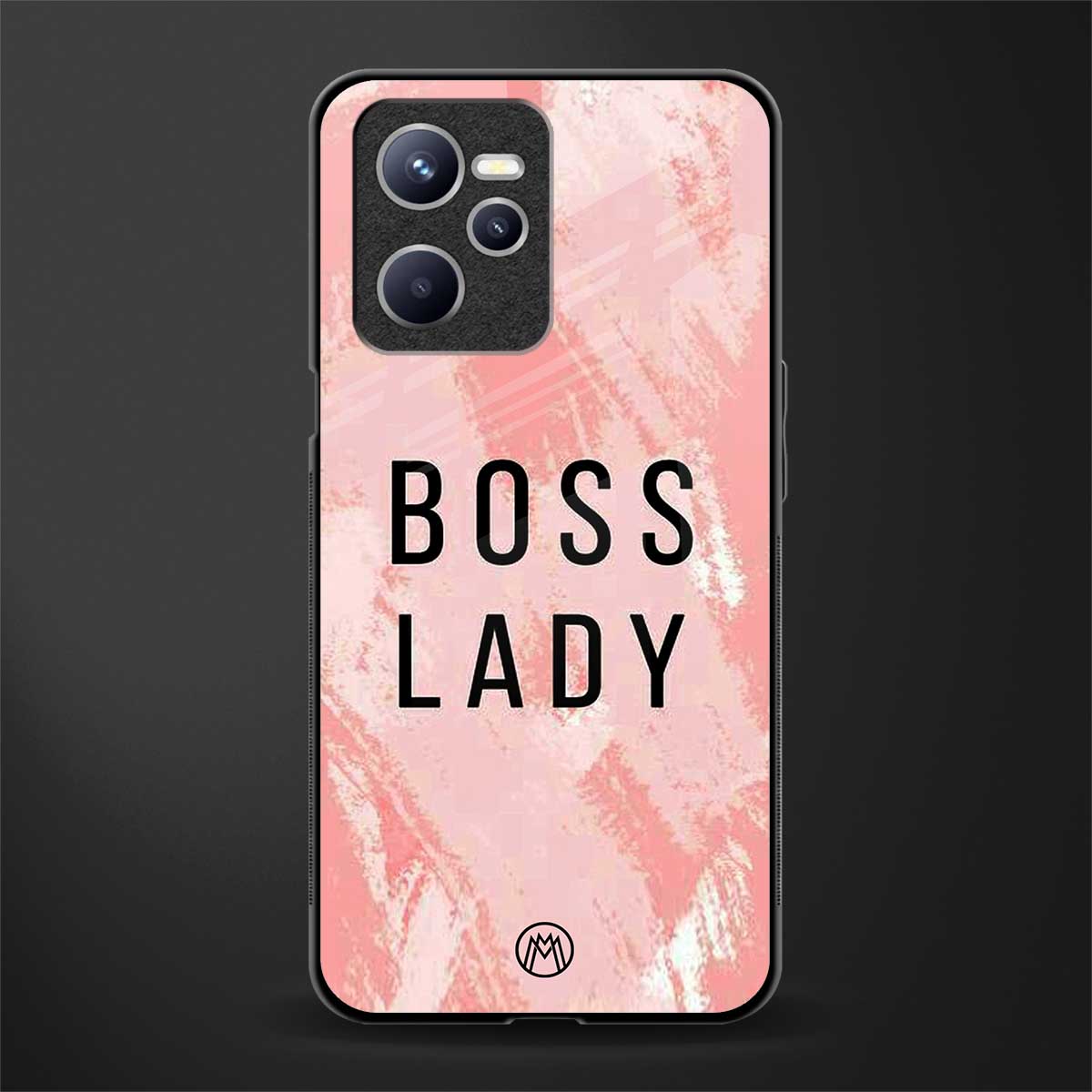 boss lady glass case for realme c35 image