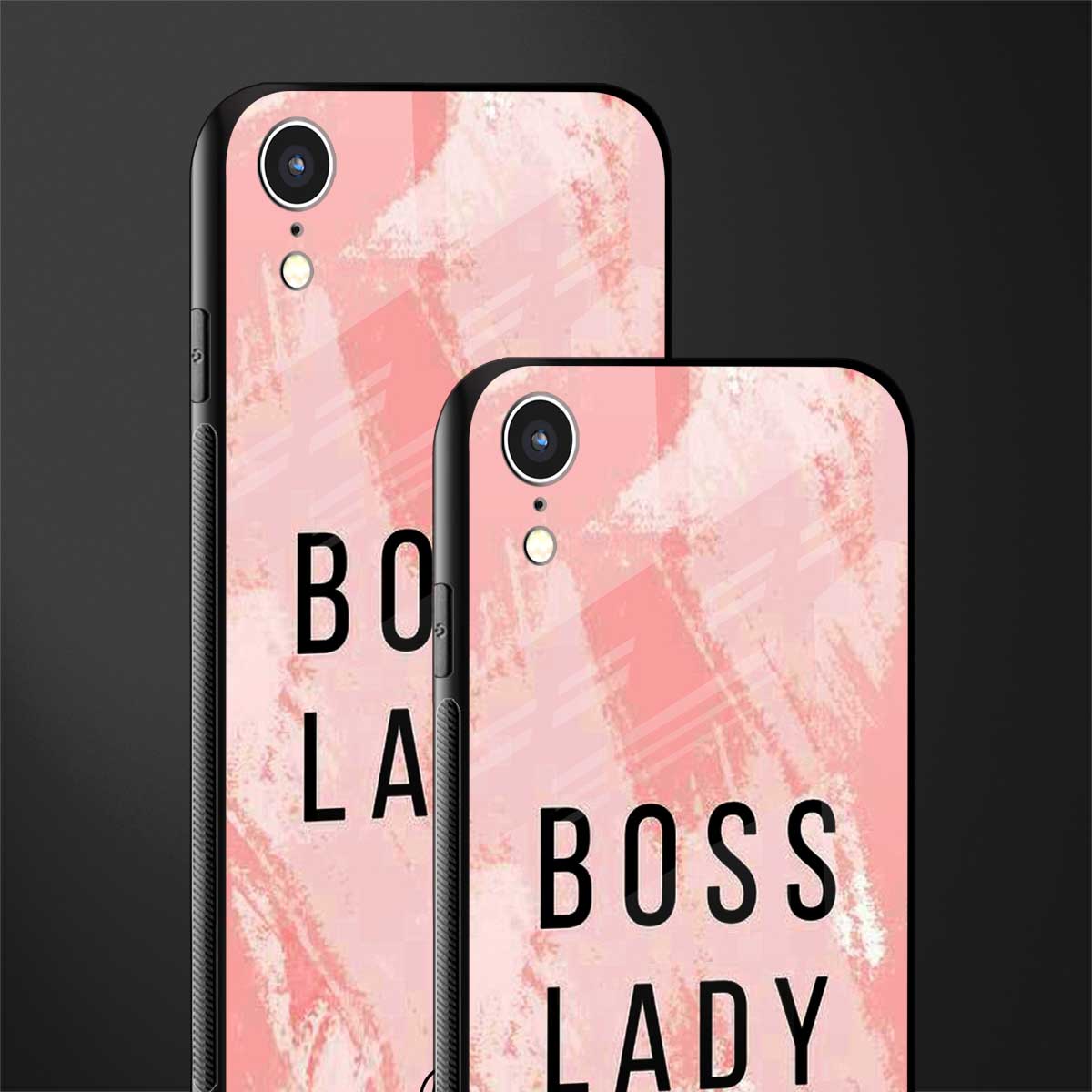 boss lady glass case for iphone xr image-2