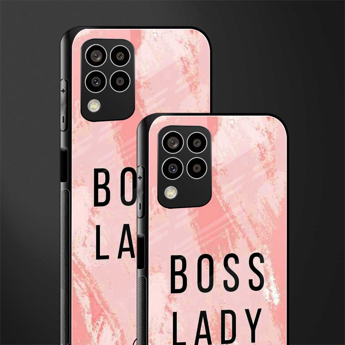 boss lady back phone cover | glass case for samsung galaxy m33 5g