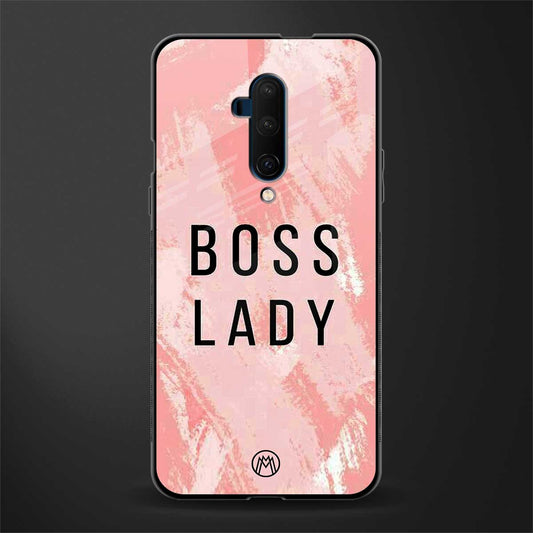 boss lady glass case for oneplus 7t pro image