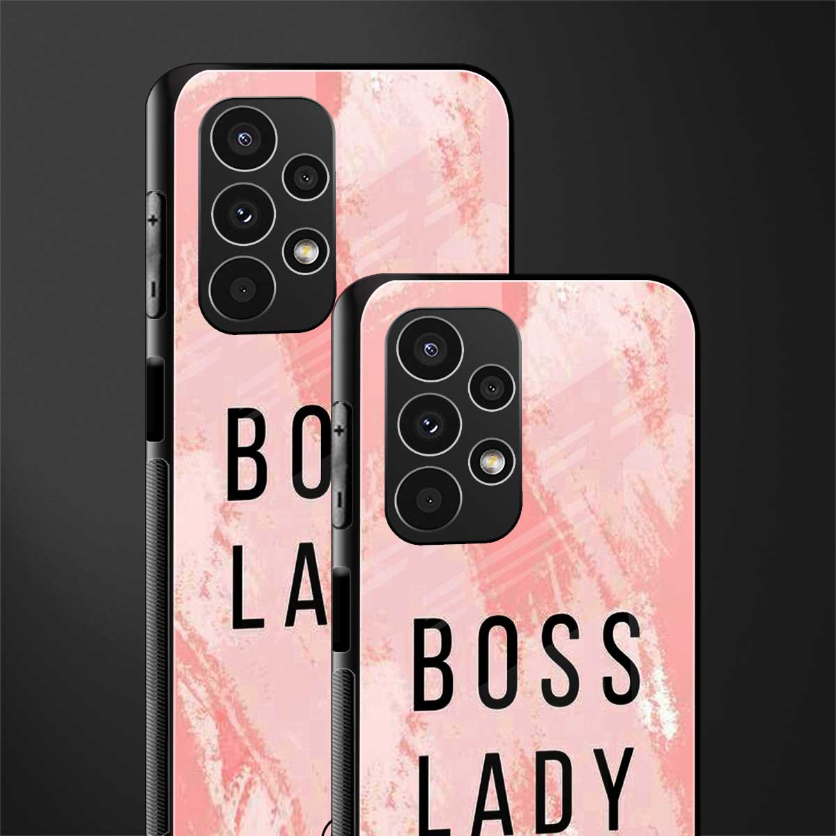 boss lady back phone cover | glass case for samsung galaxy a13 4g