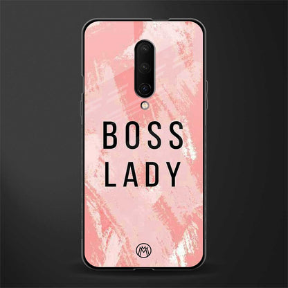 boss lady glass case for oneplus 7 pro image