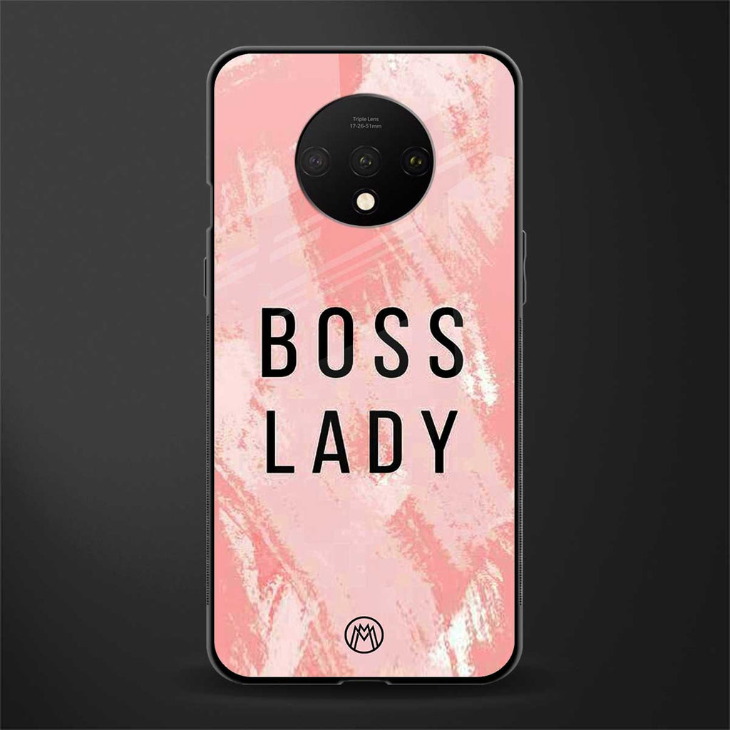 boss lady glass case for oneplus 7t image